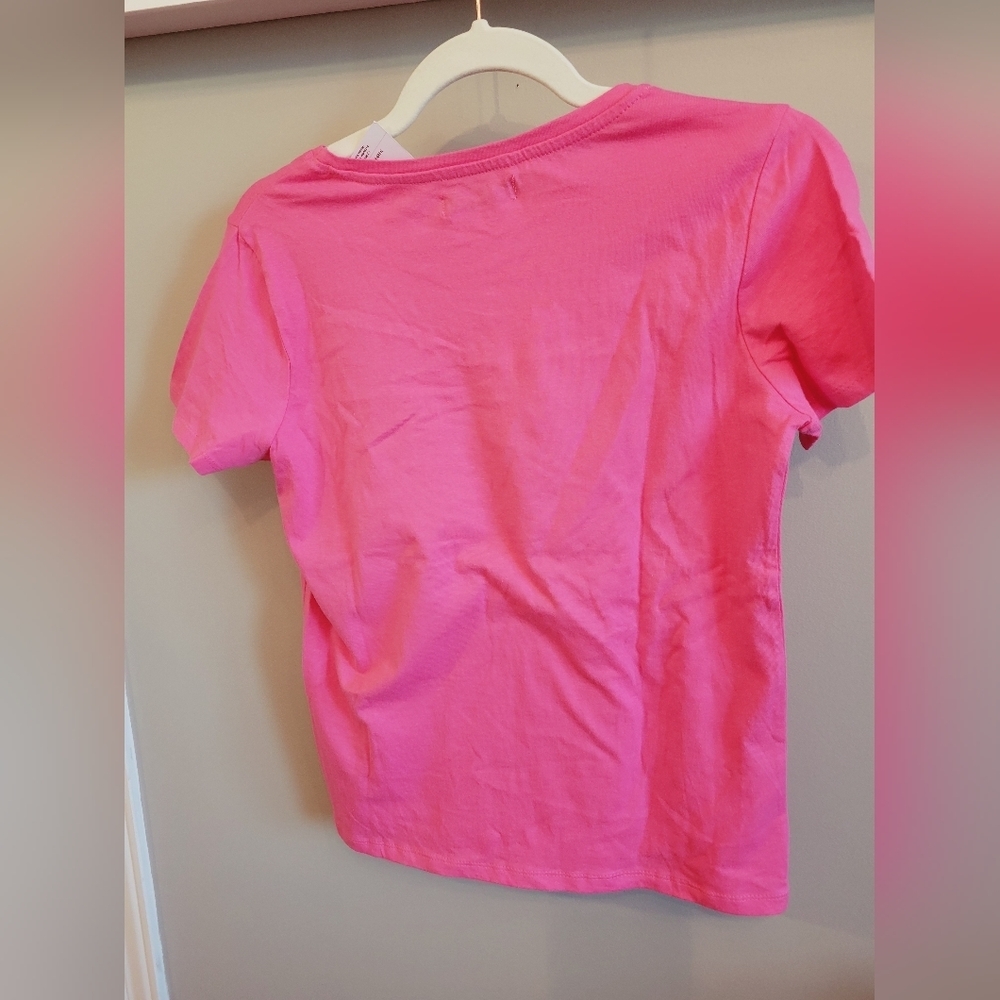 Pink ‘For Luck’ Tee - Picture 6 of 6